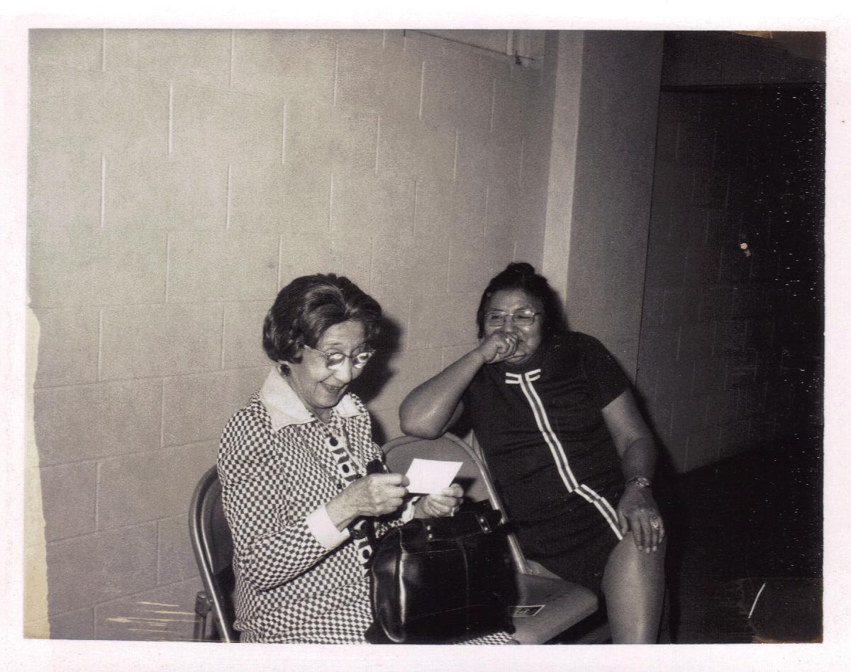 Cecelia Merrick and Geneva Ewing